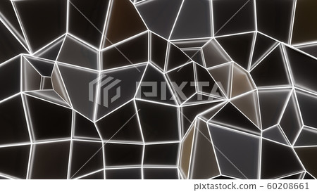 Abstract dark background with luminous neon lines 60208661