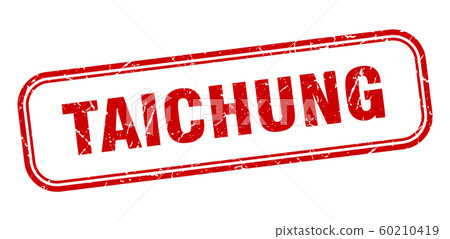 Taichung stamp. Taichung red grunge isolated sign 60210419