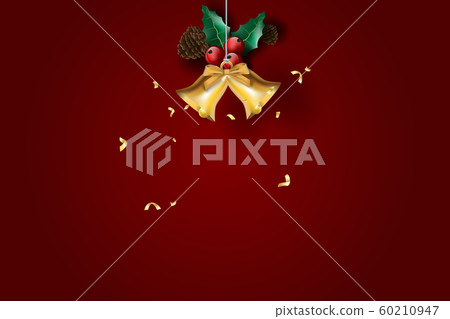 Paper art of Merry Christmas and Happy New Year Paper art of Merry Christmas and Happy New Year 60210947