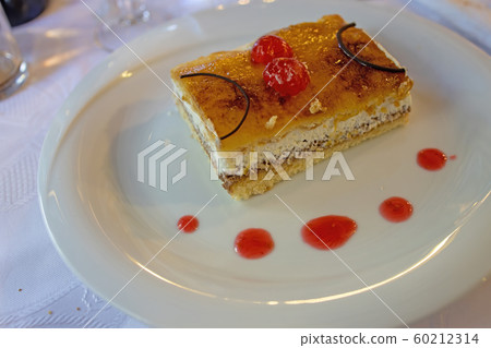 Delicious cake Massini in a Spanish restaurant Delicious cake Massini in a Spanish restaurant 60212314