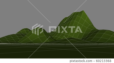 3D Illustration of terrain, mountains, desert, 3D Illustration of terrain, mountains, desert, 60213368