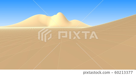 3D Illustration of terrain, mountains, desert, 3D Illustration of terrain, mountains, desert, 60213377
