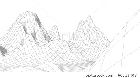 3D Illustration of terrain, mountains, desert, 3D Illustration of terrain, mountains, desert, 60213408
