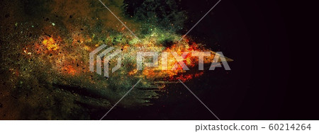 Abstract rocket launch 60214264