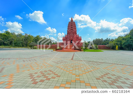 Wat Pa Khao Noi Kmehr Style Temple in Buriram Wat Pa Khao Noi Kmehr Style Temple in Buriram 60218164