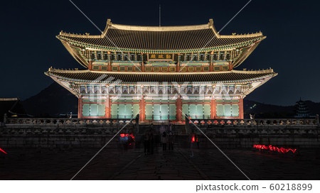 Gyeongbokgung night view. 2 Gyeongbokgung night view. 2 60218899