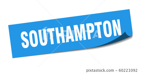 Southampton sticker. Southampton blue square Southampton sticker. Southampton blue square 60221092