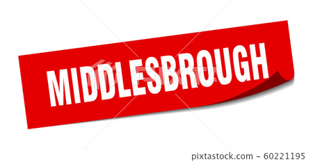 Middlesbrough sticker. Middlesbrough red square Middlesbrough sticker. Middlesbrough red square 60221195
