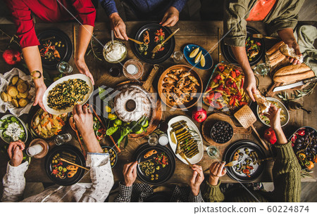 Traditional Turkish family gathering or Traditional Turkish family gathering or 60224874