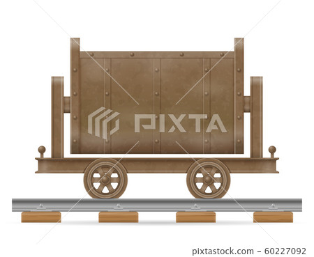 mining trolley cart vector illustration mining trolley cart vector illustration 60227092