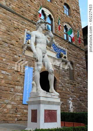 Florence. Piazza della Signoria. David by Michelangelo Florence. Piazza della Signoria. David by Michelangelo 60227483