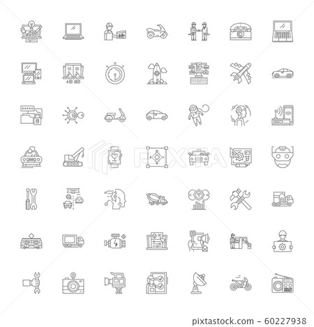 Factory management linear icons, signs, symbols vector line illustration set Factory management linear icons, signs, symbols vector line illustration set 60227938