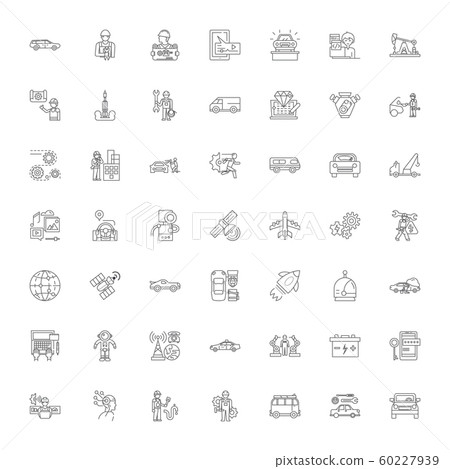 Manufacturing linear icons, signs, symbols vector line illustration set Manufacturing linear icons, signs, symbols vector line illustration set 60227939