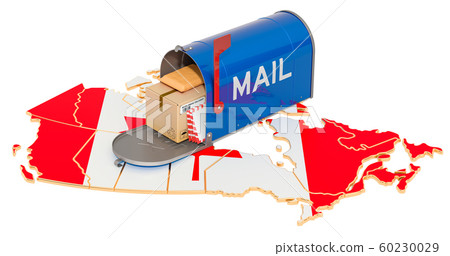 Mailbox on the Canadian map 60230029