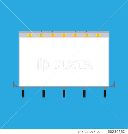 Billboard advertisement blank city vector. Banner Billboard advertisement blank city vector. Banner 60230562