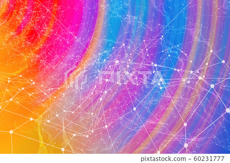 Abstract technology lines background design 60231777