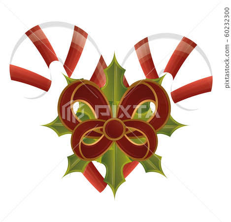 Canes with a red ribbon Canes with a red ribbon 60232300