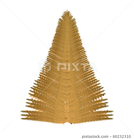 Golden christmas tree 60232310