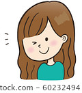 面部表情_眨眼（女孩） 60232494