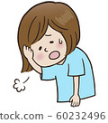 面部表情_嘆氣（女） 60232496