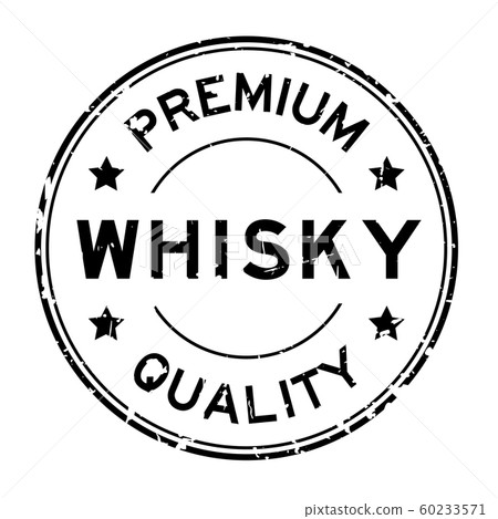 Grunge black premium quality whisky word round stamp Grunge black premium quality whisky word round stamp 60233571