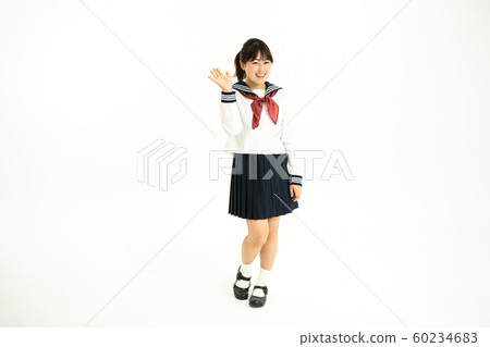 學校女孩高中校服 學校女孩高中校服 60234683