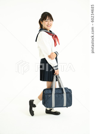 學校女孩高中校服 學校女孩高中校服 60234685