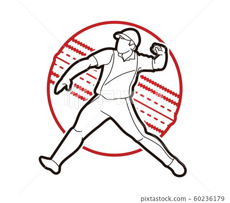 Cricket player action cartoon sport graphic vector. Cricket player action cartoon sport graphic vector. 60236179