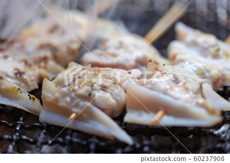 Yakitori_Charcoal grill (charcoal grill, grilled grill, seven wheels, one person, home drinking, barbecue, BBQ, grilled meat Yakitori_Charcoal grill (charcoal grill, grilled grill, seven wheels, one person, home drinking, barbecue, BBQ, grilled meat 60237908