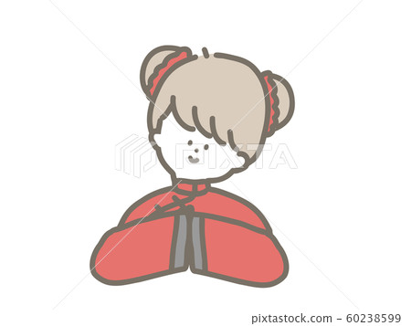 中國服裝女孩 60238599