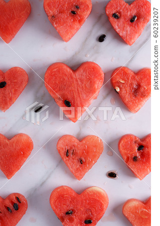 heart shape watermelon heart shape watermelon 60239207