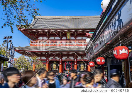 [東京]淺草寺法藏門仲見世街 60240786