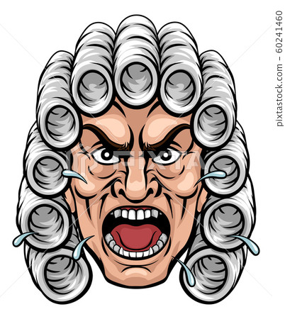 free clipart of courtroom angry person