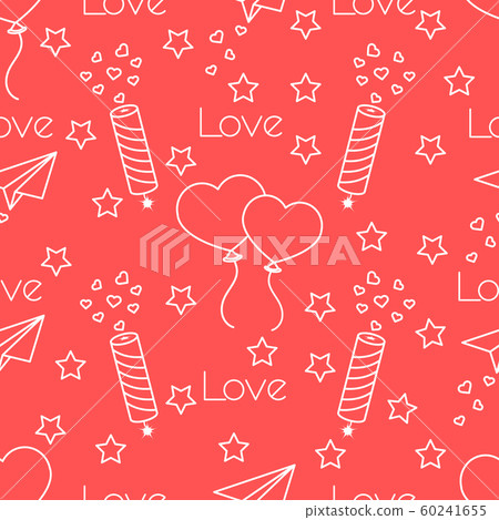 Romantic pattern Birthday, Valentine's day Romantic pattern Birthday, Valentine's day 60241655