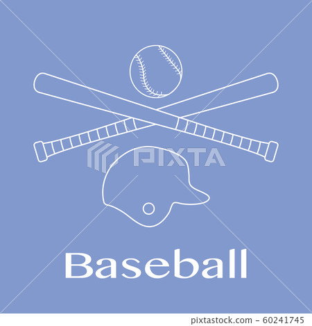 Baseball bats, ball, helmet Vector illustration 60241745