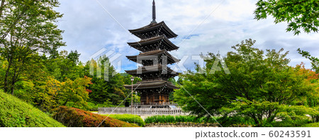 Definition Nyorai Sakataji Pagoda Panorama [Sendai City, Miyagi Prefecture] 60243591