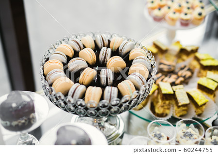 Buffet with a variety of delicious sweets, food ideas, celebration Buffet with a variety of delicious sweets, food ideas, celebration 60244755