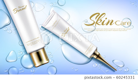 Hydrating skincare cosmetics product poster Hydrating skincare cosmetics product poster 60245331