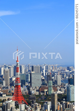東京鐵塔周圍的一個場景，東京 60245771