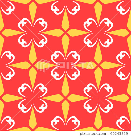 Red arabic ornamental ceramic tile Red arabic ornamental ceramic tile 60245829