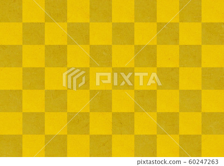 背景：方格圖案金箔折疊屏風黃金金色質感日式格子格子圖案 60247263