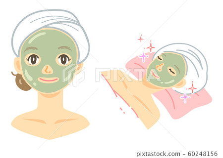 橄欖面膜（海藻膜，泥膜，綠茶膜） 60248156