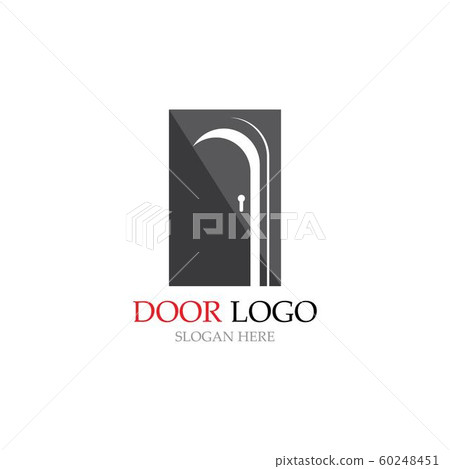 door logo for home and building vectors 60248451