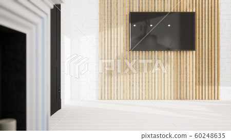 Modern design living room interior in Scandinavian style . 3D rendering Modern design living room interior in Scandinavian style . 3D rendering 60248635