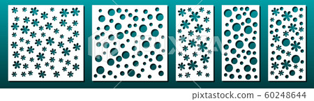 Set of laser cut panels templates Set of laser cut panels templates 60248644