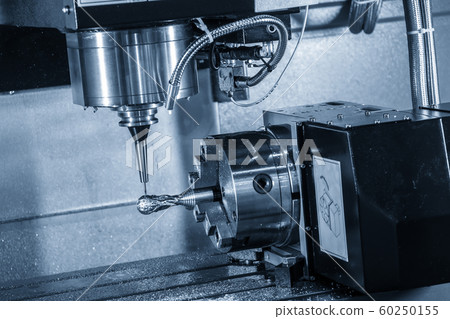 The multi-axis CNC milling machine . The multi-axis CNC milling machine . 60250155