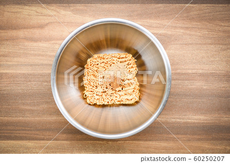 instant noodles on bowl with seasonings monosodium instant noodles on bowl with seasonings monosodium 60250207