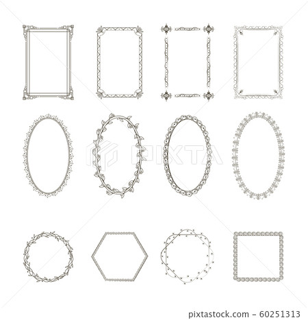 Decorative Frames. Retro Ornamental Frame - Stock Illustration ...