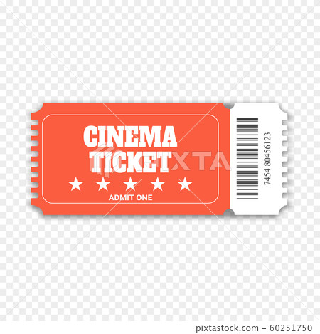 Cinema ticket. Vector Cinema ticket. Vector 60251750