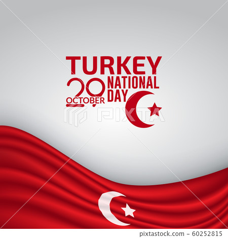 Turkey Independence Day Flag Vector Background Turkey Independence Day Flag Vector Background 60252815